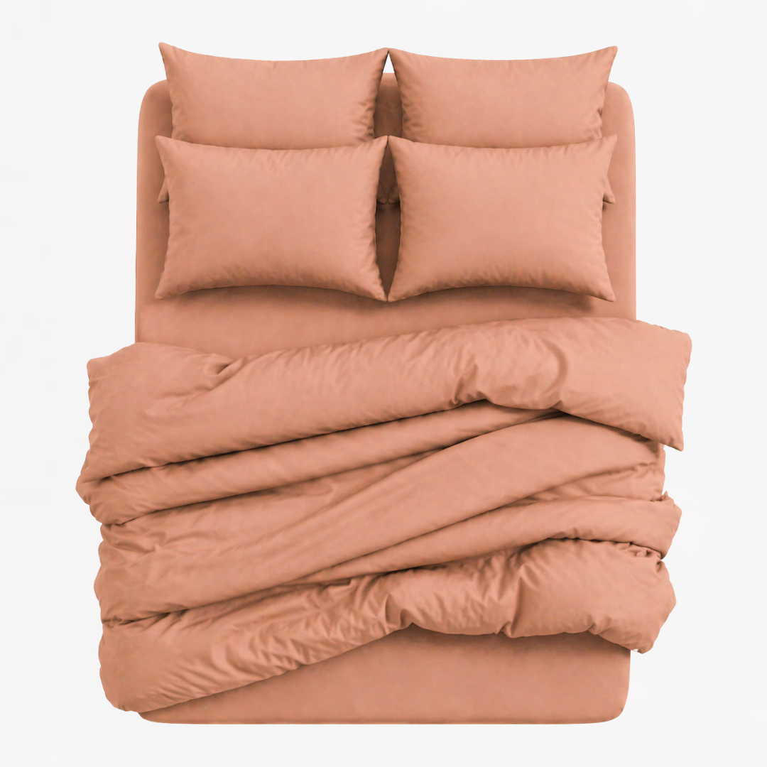 7-in-1 Bed Sheet Set 'Clay'