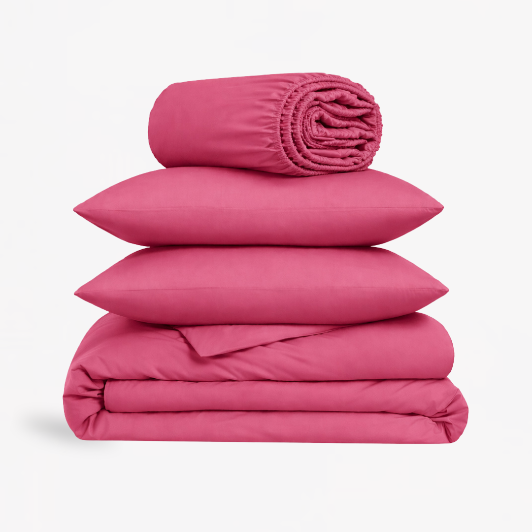 4-in-1 Bed Sheet Set 'Rosas'