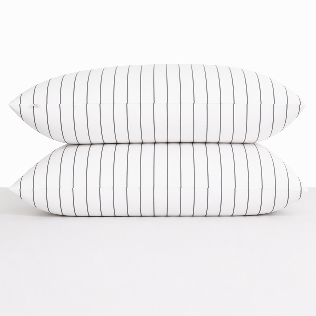 Pillowcase Thin Stripe 'Charcoal Gray'
