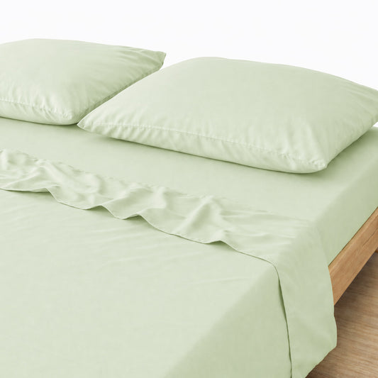 3-in-1 Bed Sheet Set 'Sage Green'