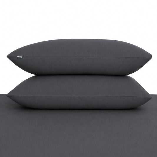Pillowcase 'Charcoal Gray'