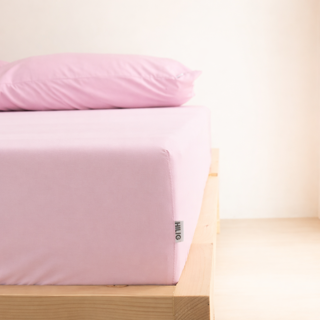 3-in-1 Bed Sheet Set 'Baby Pink'