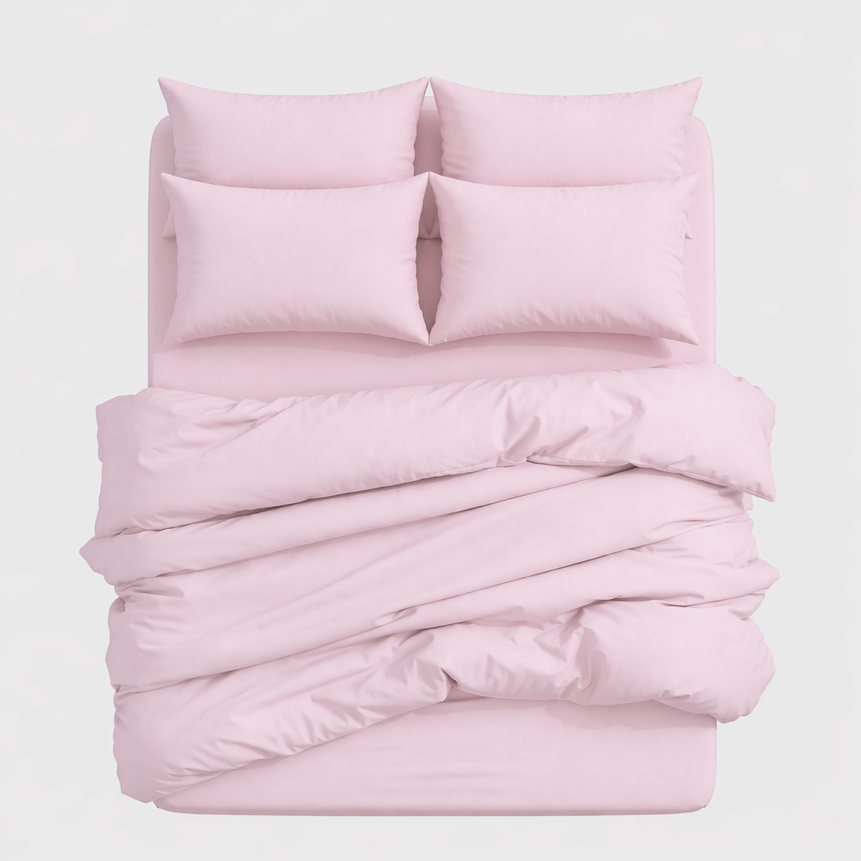 7-in-1 Bed Sheet Set 'Baby Pink'