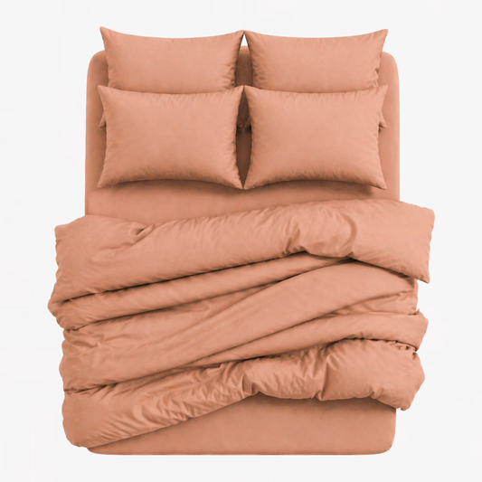 7-in-1 Bed Sheet Set 'Clay'