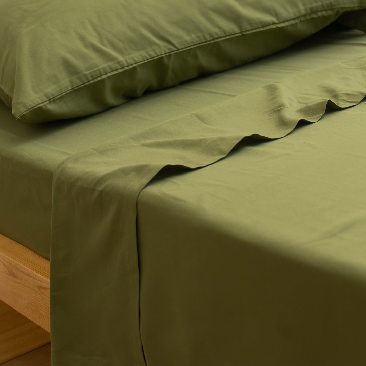 Flat Sheet 'Olive Green'