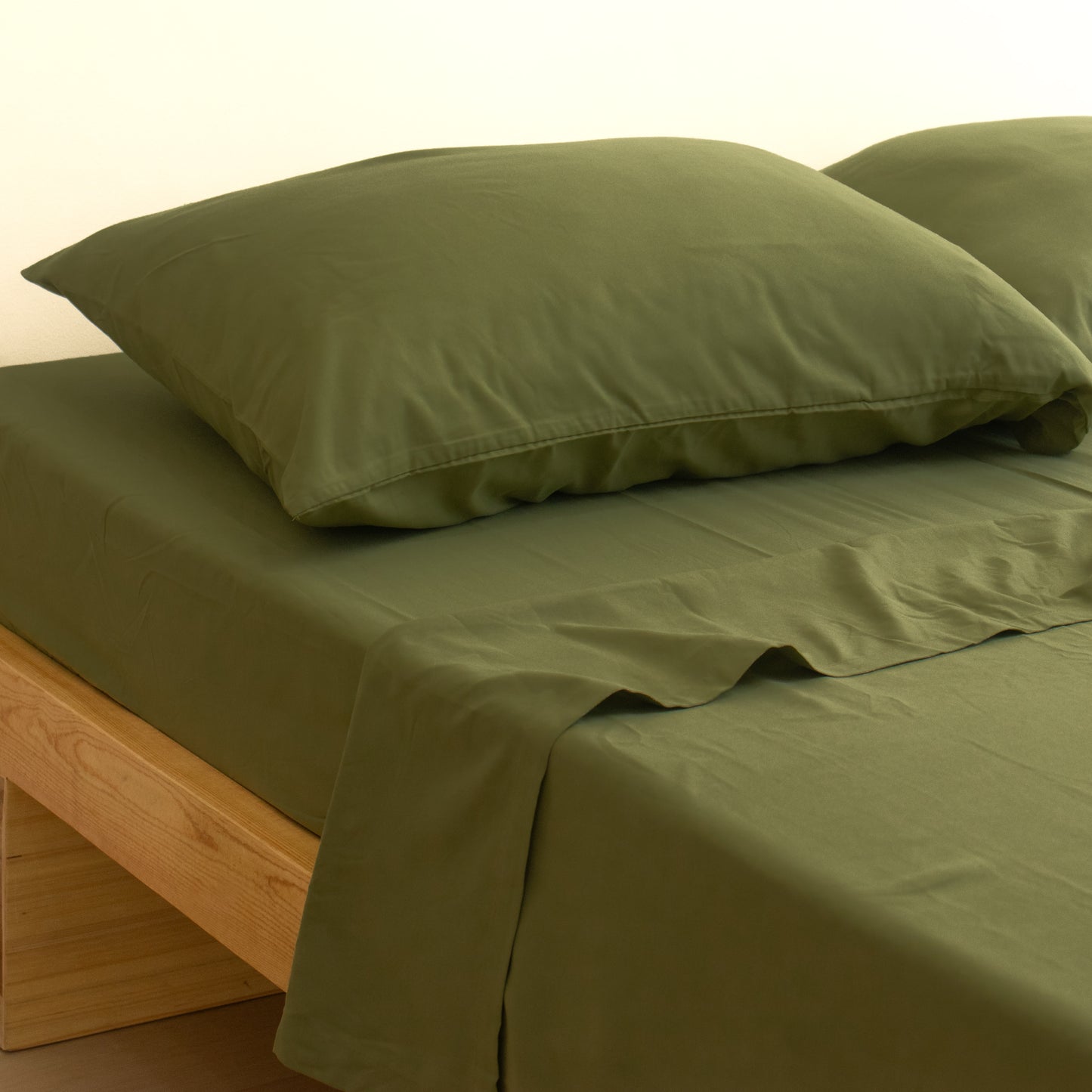 Fitted Sheet 'Olive Green'