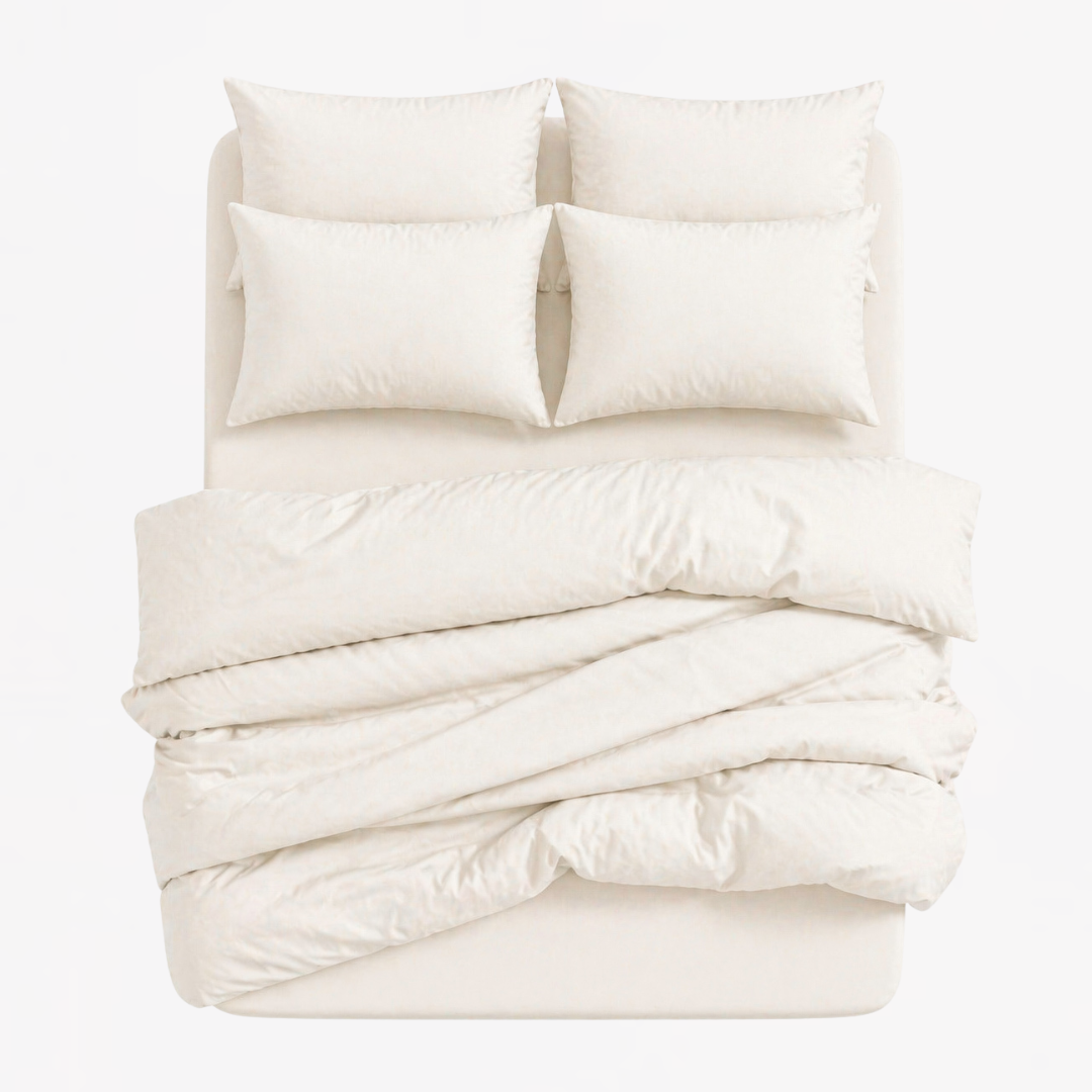 7-in-1 Bed Sheet Set 'Oatmeal'