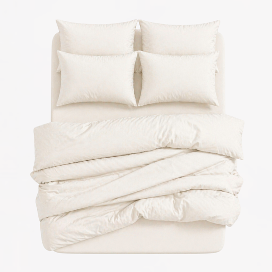 7-in-1 Bed Sheet Set 'Oatmeal'