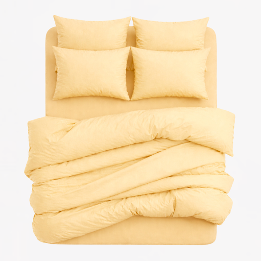 7-in-1 Bed Sheet Set 'Butter'