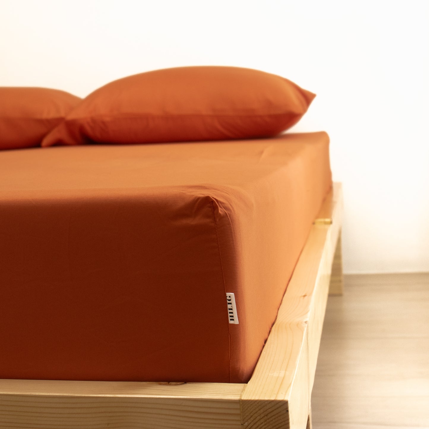 3-in-1 Bed Sheet Set 'Rust'