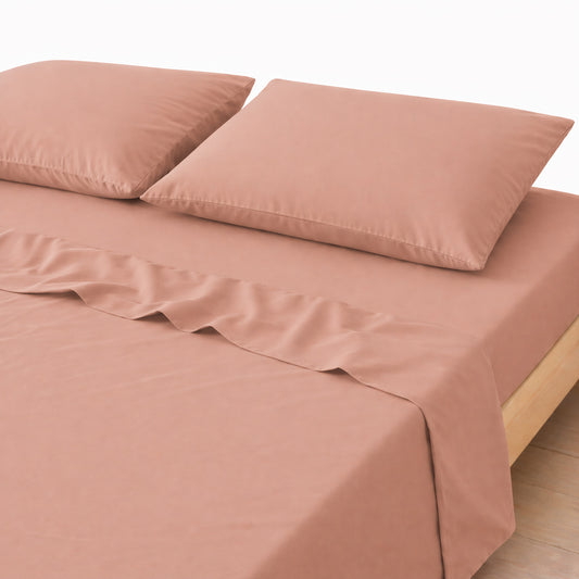 3-in-1 Bed Sheet Set 'Clay'