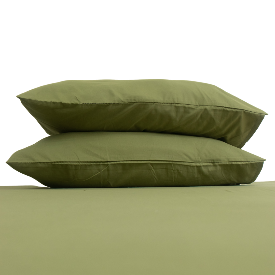 Pillowcase 'Olive Green'