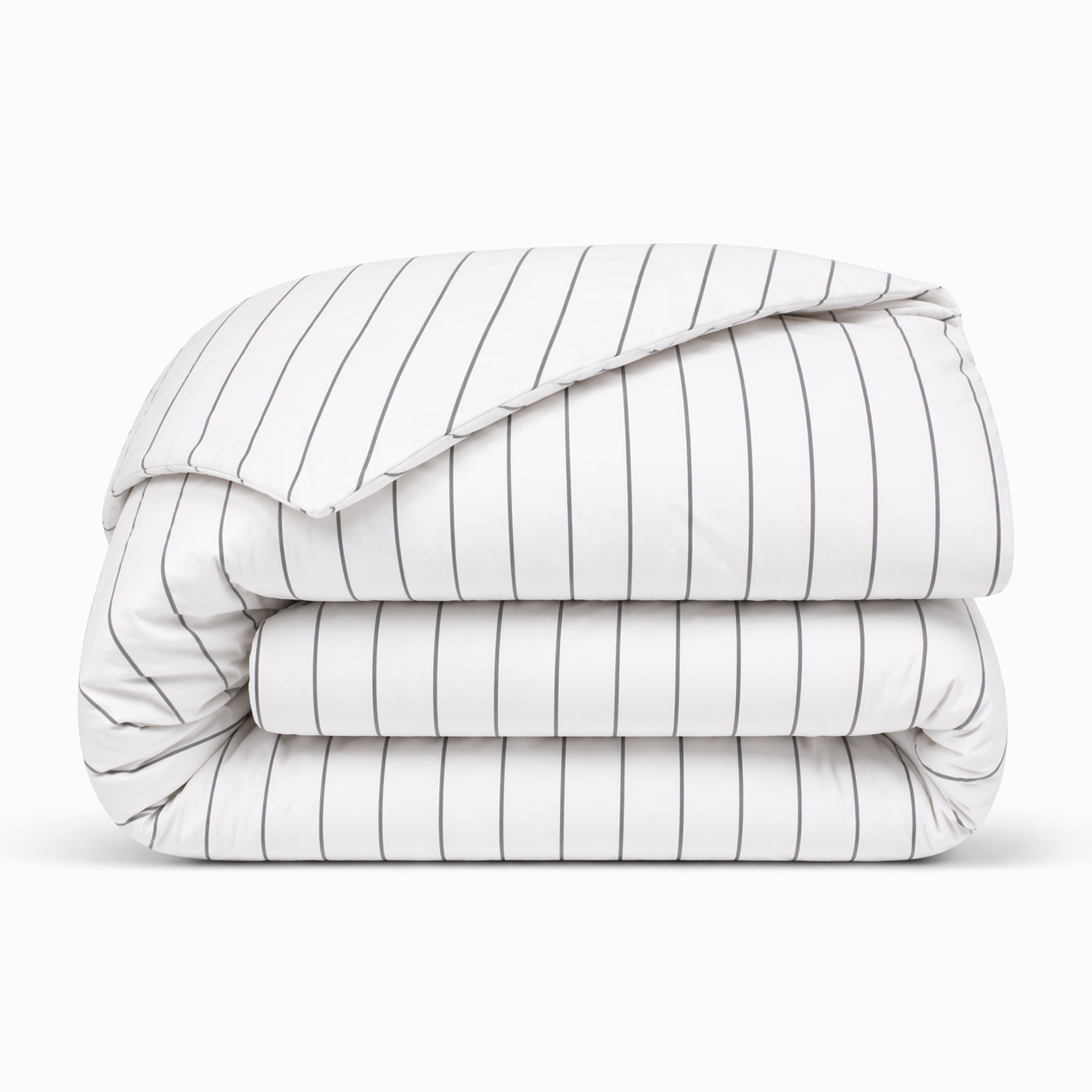 Duvet Cover Thin Stripe 'Charcoal Gray'