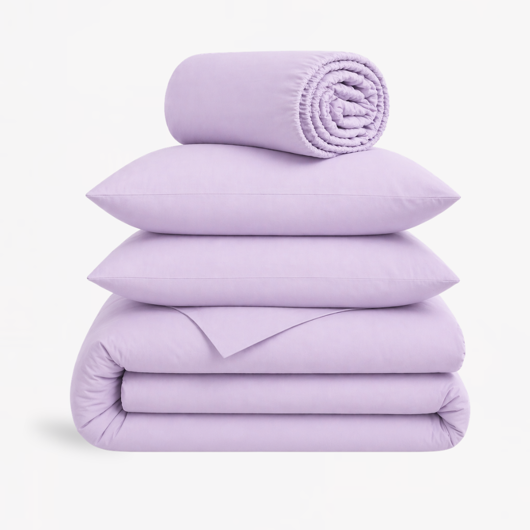 4-in-1 Bed Sheet Set 'Taro'