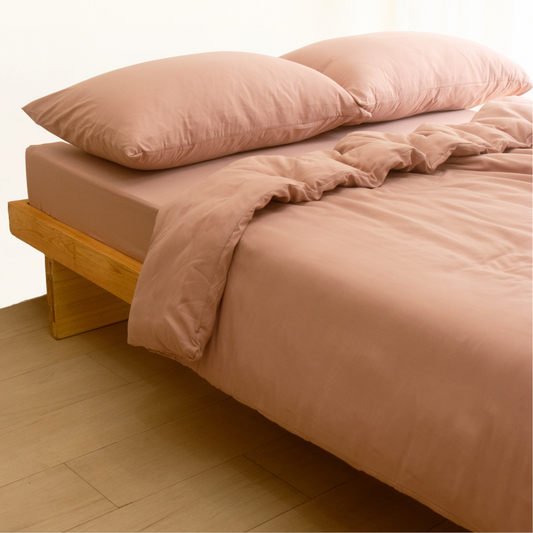 4-in-1 Bed Sheet Set 'Clay'