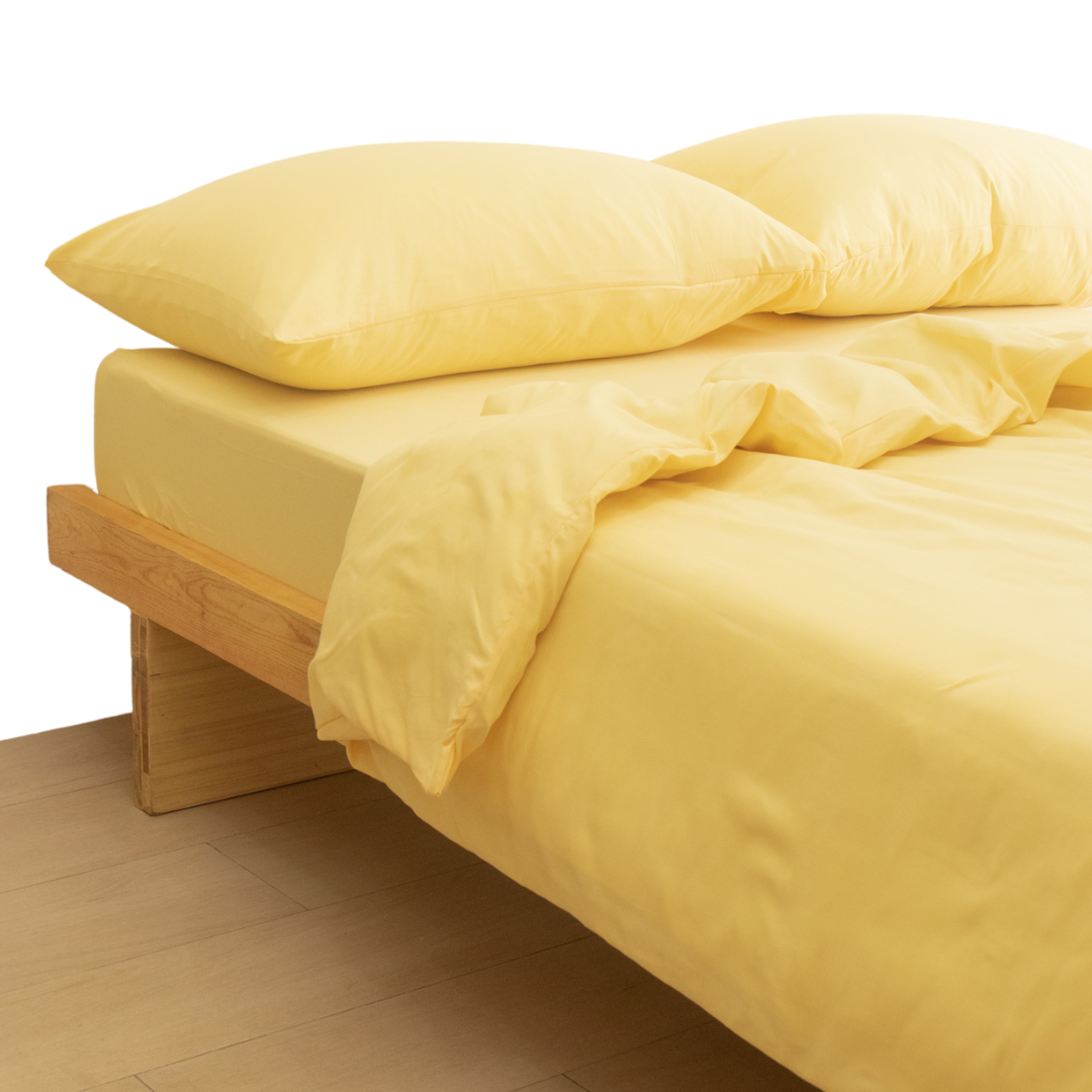 4-in-1 Bed Sheet Set 'Butter'